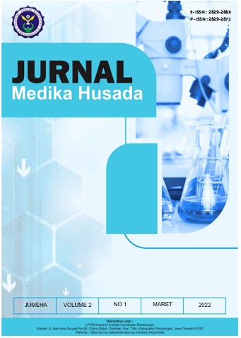 					View Vol. 2 No. 2 (2022): Oktober: Jurnal Medika Husada
				